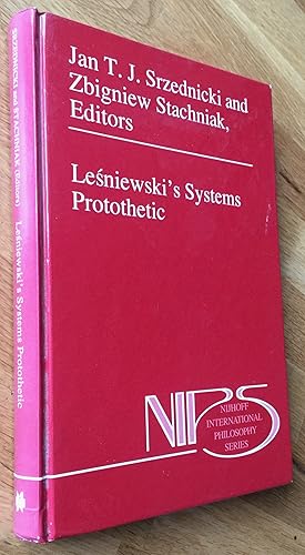 Immagine del venditore per Lesniewski's Systems Protothetic venduto da Les Livres du Pont-Neuf