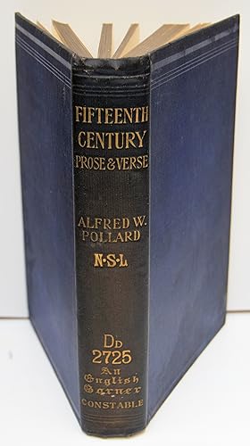 Seller image for FIFTEENTH CENTURY PROSE AND VERSE. With an Introduction by Alfred W. Pollard. (An English Garner). for sale by Marrins Bookshop