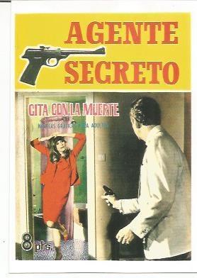 Imagen del vendedor de Ficha tebeo 5808: Agente secreto. Cita con la muerte a la venta por EL BOLETIN