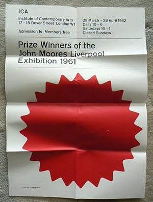 Immagine del venditore per Prizewinners of the John Moores Liverpool Exhibition 1961. Poster. Institute of Contemporary Arts, London 29 March-28 April 1962. venduto da Roe and Moore