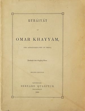 Seller image for Rubiyt of Omar Khayyam, the Astronomer-Poet of Persia. Rendered into English Verse [By Edward FitzGerald] for sale by James Cummins Bookseller, ABAA