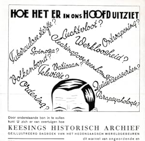 Collectie van 7 verschillende prospectussen voor Critisch Bulletin (1929-1950).