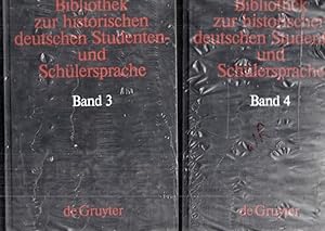 Bibliothek zur historischen deutschen Studenten- und Schülersprache Band 3 und 4: Wörterbücher de...