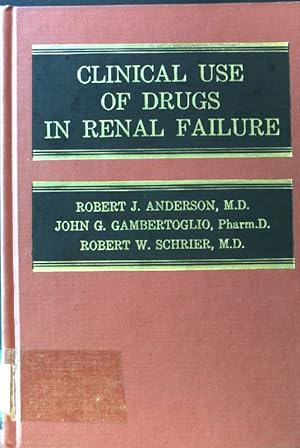 Bild des Verkufers fr Clinical use of drugs in renal failure; zum Verkauf von books4less (Versandantiquariat Petra Gros GmbH & Co. KG)