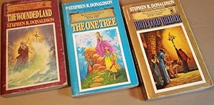 Seller image for The Second Chronicles of Thomas Covenant: 1. The Wounded Land; 2. The One Tree ; 3. White Gold Wielder; -(complete 3 book set of "The Second Chronicles of Thomas Covenant")- for sale by Nessa Books