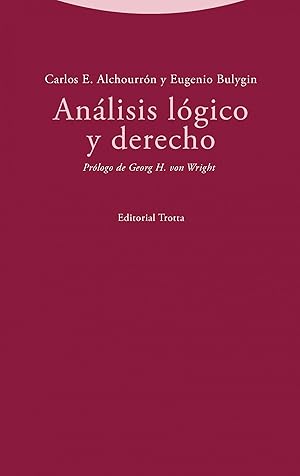 Seller image for Anlisis lgico y derecho for sale by Imosver