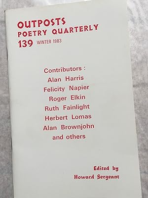 Seller image for OUTPOSTS. Poetry Quarterly. Number 139. Winter 1983 for sale by SAVERY BOOKS