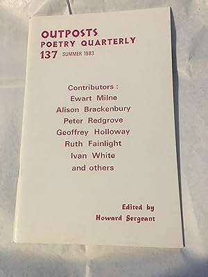 Seller image for OUTPOSTS. Poetry Quarterly. Number 137. Summer 1983 for sale by SAVERY BOOKS