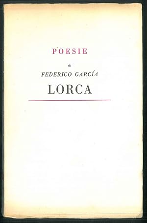 Poesie di Federico Gacìa Lorca.