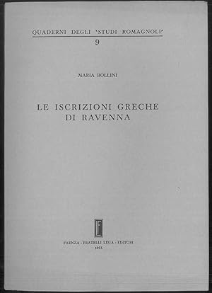 Le iscrizioni greche di Ravenna.