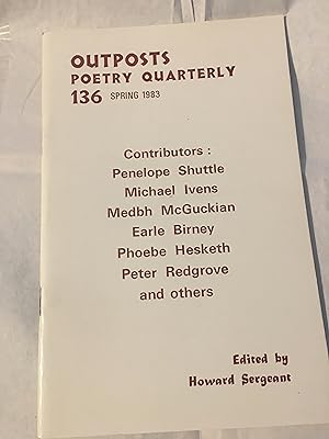 Image du vendeur pour Outposts. Spring 1983. Poetry Quarterly. Number 136. mis en vente par SAVERY BOOKS