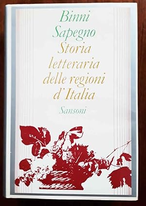 Storia letteraria delle regioni d'Italia