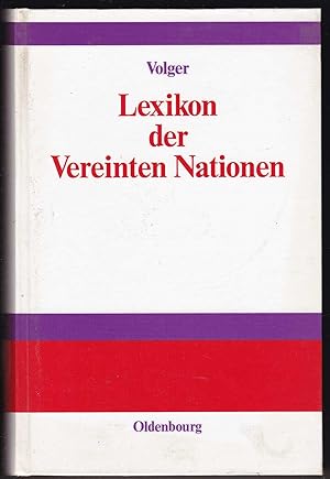 Bild des Verkufers fr Lexikon der Vereinten Nationen zum Verkauf von Kultgut