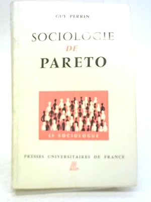 Imagen del vendedor de Sociologie de Pareto a la venta por World of Rare Books