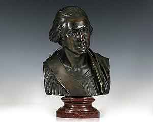 Jean-Antoine Houdon George Washington Bronze Bust.