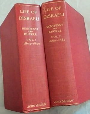 Bild des Verkufers fr The Life of Benjamin Disraeli, Earl of Beaconsfield. 2 volume set zum Verkauf von Chapter 1