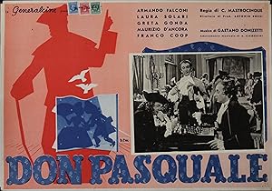 "DON PASQUALE" Réalisé par Camillo MASTROCINQUE en 1940 avec Armando FALCONI, Laura SOLARI, Greta...