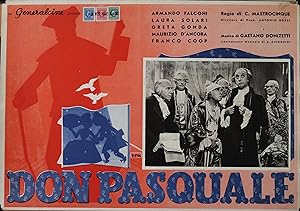"DON PASQUALE" Réalisé par Camillo MASTROCINQUE en 1940 avec Armando FALCONI, Laura SOLARI, Greta...