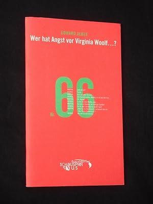 Bild des Verkufers fr Programmheft 66 Dsseldorfer Schauspielhaus 2005/06. WER HAT ANGST VOR VIRGINIA WOOLF.? von Albee. Insz.: Karin Henkel, Bhne/ Kostme: Henrike Engel. Mit Traute Hoess, Michael Abendroth, Tanja Schleiff, Johann von Blow und Domonkos Barna zum Verkauf von Fast alles Theater! Antiquariat fr die darstellenden Knste