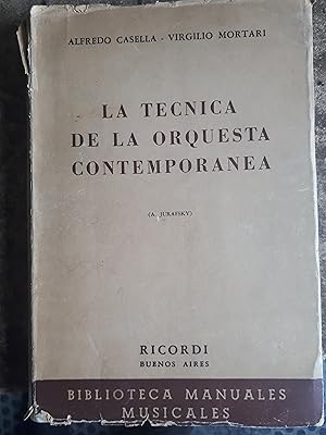 Immagine del venditore per LA TECNICA DE LA ORQUESTA CONTEMPORANEA venduto da LIBRERIA LA CLASICA