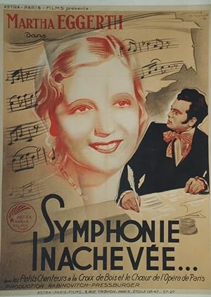 "SYMPHONIE INACHEVÉE" (LEISE FLEHEN MEINE LIEDER) / Réalisé par Willi FORST en 1933 avec Martha E...