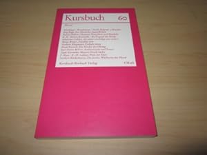 Imagen del vendedor de Kursbuch 60. Moral a la venta por Versandantiquariat Schfer