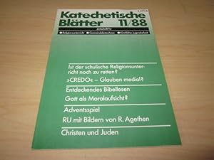 Seller image for Katechetische Bltter 11/88 for sale by Versandantiquariat Schfer