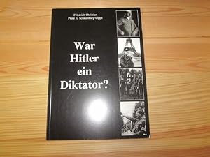 Imagen del vendedor de War Hitler ein Diktator? a la venta por Versandantiquariat Schfer