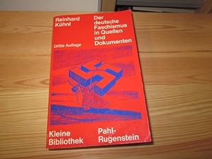 Seller image for Der deutsche Faschismus in Quellen und Dokumenten. 3. Auflage for sale by Versandantiquariat Schfer