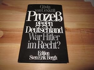 Bild des Verkufers fr Proze gegen Deutschland. War Hitler im Recht? zum Verkauf von Versandantiquariat Schfer