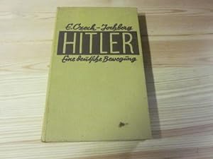 Image du vendeur pour Hitler. Eine deutsche Bewegung mis en vente par Versandantiquariat Schfer