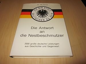 Bild des Verkufers fr Ich bin stolz Deutscher zu sein. Die Antwort an die Nestbeschmutzer zum Verkauf von Versandantiquariat Schfer