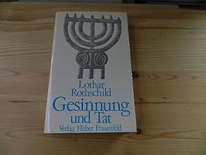 Bild des Verkufers fr Gesinnung und Tat zum Verkauf von Versandantiquariat Schfer