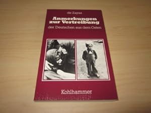 Seller image for Anmerkungen zur Vertreibung der Deutschen aus dem Osten for sale by Versandantiquariat Schfer