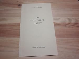 Seller image for Die ngstliche Nacht [Faksimiledruck] for sale by Versandantiquariat Schfer