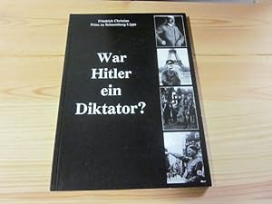 Imagen del vendedor de War Hitler ein Diktator? a la venta por Versandantiquariat Schfer
