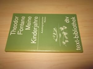 Bild des Verkufers fr Meine Kinderjahre. Autobiographischer Roman zum Verkauf von Versandantiquariat Schfer