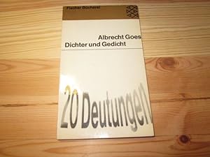 Seller image for Dichter und Gedicht. 20 Deutungen for sale by Versandantiquariat Schfer