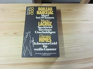 Seller image for Mord bei 45 Touren/Steckbrief eines Unschuldigen/Schwarzes Geld fr weie Gauner for sale by Versandantiquariat Schfer