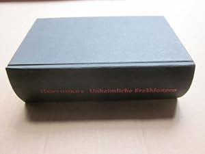 Imagen del vendedor de Unheimliche Erzhlungen a la venta por Versandantiquariat Schfer