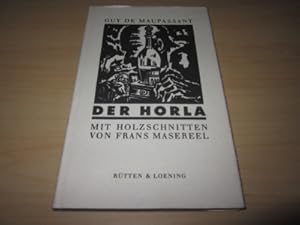 Bild des Verkufers fr Der Horla. Zehn Novellen zum Verkauf von Versandantiquariat Schfer