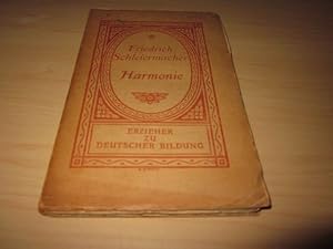 Image du vendeur pour Harmonie mis en vente par Versandantiquariat Schfer