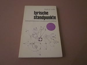 Seller image for Lyrische Standpunkte. Interpretationen moderner Gedichte for sale by Versandantiquariat Schfer