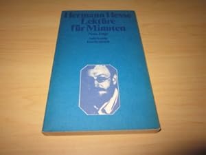 Image du vendeur pour Lektre fr Minuten. Gedanken aus seinen Bchern und Briefen. Neue Folge mis en vente par Versandantiquariat Schfer