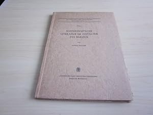 Seller image for Niederdeutsche Literatur im Zeitalter des Barock for sale by Versandantiquariat Schfer