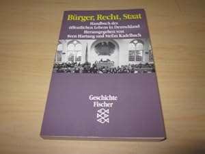 Bild des Verkufers fr Brger, Recht, Staat. Handbuch des ffentlichen Lebens in Deutschland zum Verkauf von Versandantiquariat Schfer