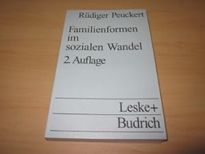 Bild des Verkufers fr Familienformen im sozialen Wandel zum Verkauf von Versandantiquariat Schfer