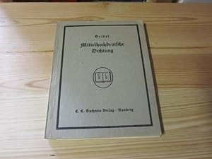 Imagen del vendedor de Mittelhochdeutsche Dichtung a la venta por Versandantiquariat Schfer