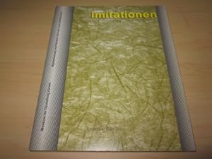 Seller image for Imitationen. Nachahmung und Modell: Von der Lust am Falschen for sale by Versandantiquariat Schfer