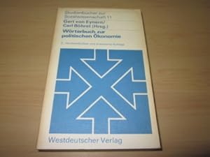 Immagine del venditore per Wrterbuch zur politischen konomie venduto da Versandantiquariat Schfer